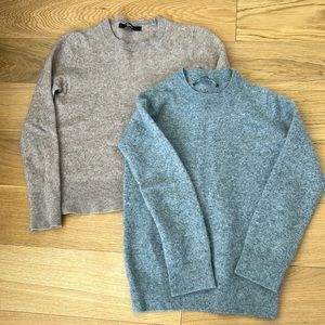 Girls Size 8/10 💯 Cashmere Sweaters set of Two